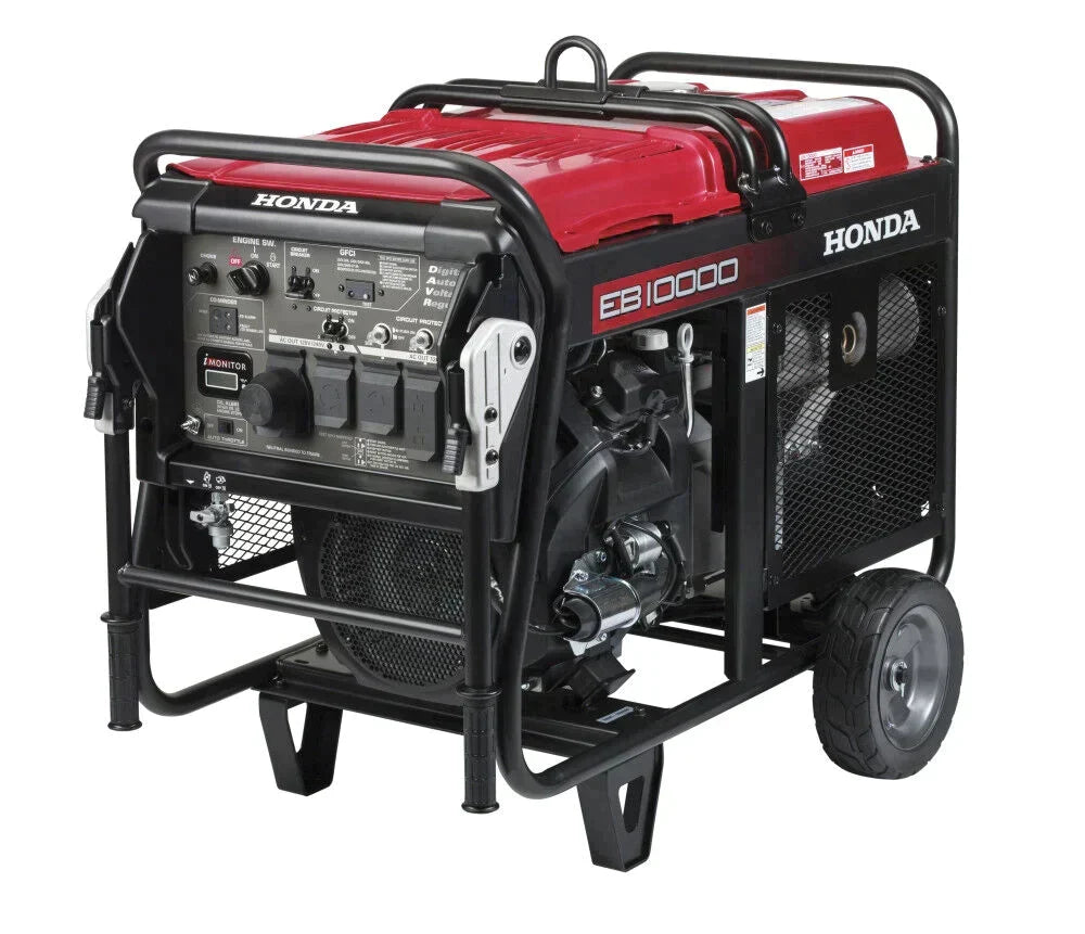 Honda EB10000 10000Watt Industrial Generator with CO-MINDER Sensor