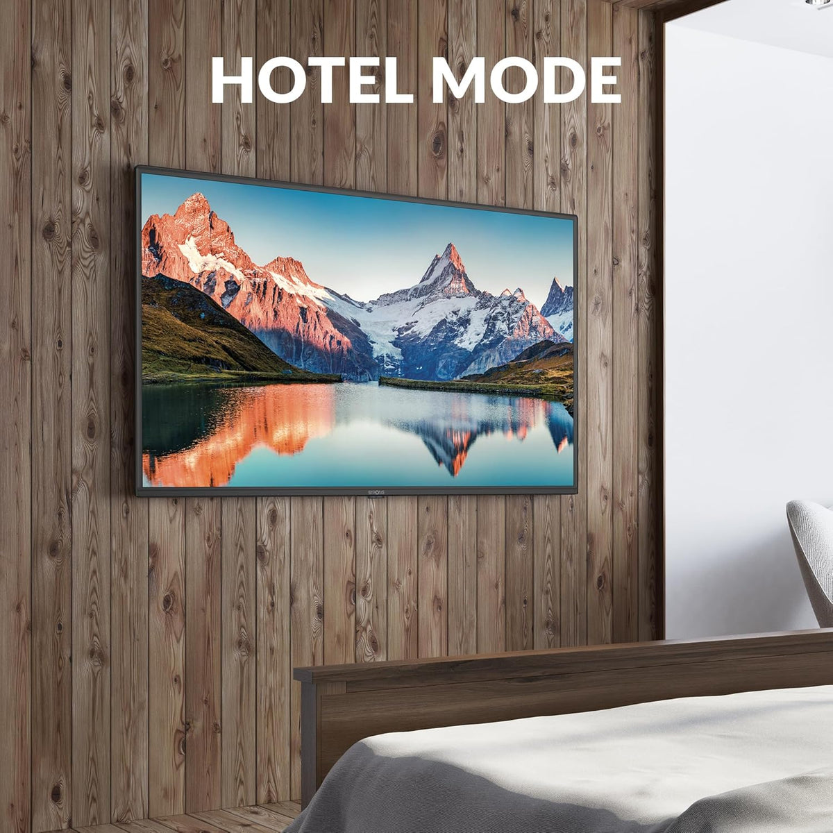 Strong SRT40FF2003C tv 40 Inch stand centrale hotel mode semplice from usare. with Digital Terrestrial Decoder T2 incorporato. Possibile sistemazione su Areas ristrette or to muro