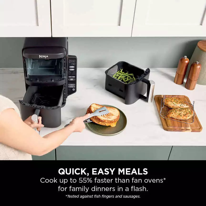 Ninja Double Stack 2-Drawer Air Fryer 7.6L – SL300UK